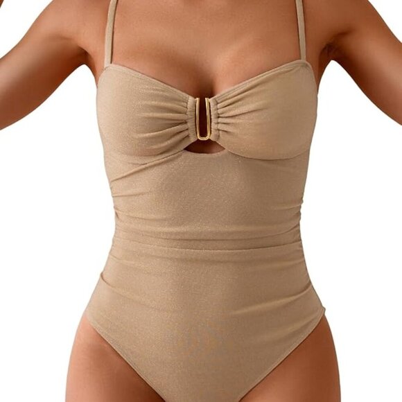 Eomenie One Piece Swimsuit for Women Tummy Control - Picture 1 of 5